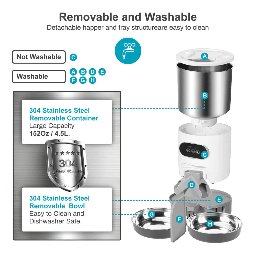 Wireless Automatic Pet Feeder